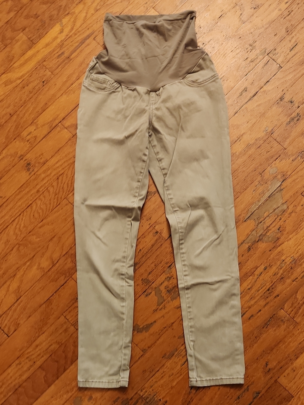 Motherhood Maternity Khaki Skinny Maternity Pants